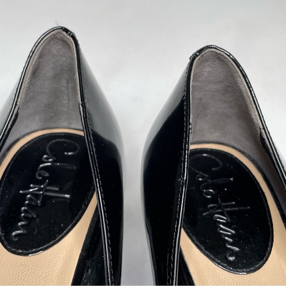 Cole Haan Women's Darleen Black Leather Open Toe Heels Size 6.5 AA (Narrow) - Picture 10 of 13